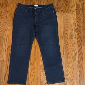 Lane Bryant Dark Blue Straight Leg Jeans